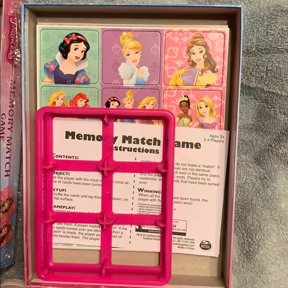 Disney princess memory match game. For ages 3+ - Picture 2 of 3